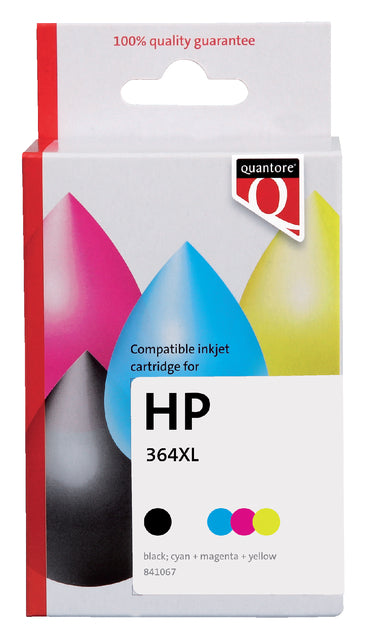 Quantore - Inktcartridge hp 364xl n9j74cn hc zw 3 kl | 12 stuks