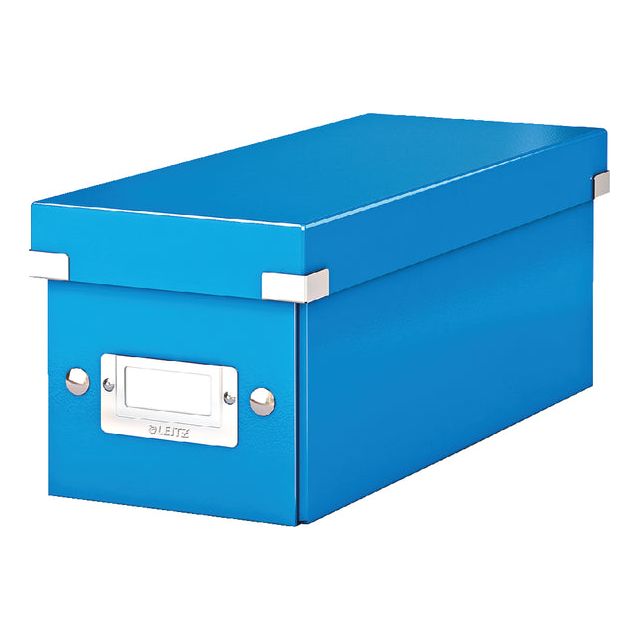 Leitz - CD -BOX LEITZ WOW Cliquez sur Store 143x136x352mm Blue | 1 pièce | 6 morceaux