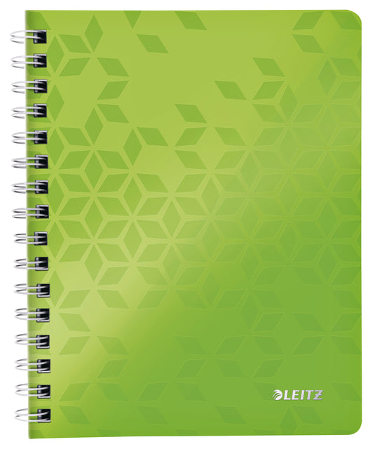 Leitz - Notebook Wow A5 Line Spiral PP Green | 6 Stücke