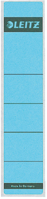 Leitz - Rugetiket  1643 39x192mm blauw | 10 stuks