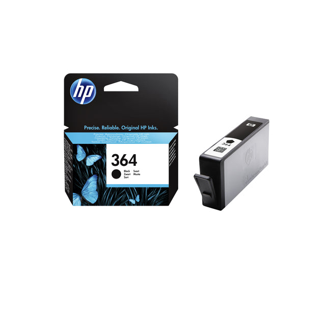 HP - inktcartridge 364, 250 pagina's, OEM CB316EE, zwart