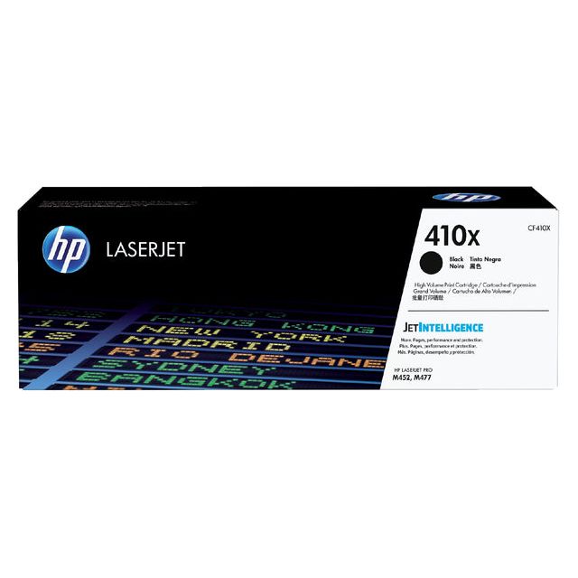 HP - toner 410X, 6 500 pagina's, OEM CF410X, zwart