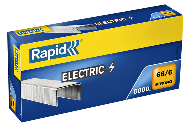 Rapid - Staples 66/6 verzinkt stark 5000 Stücke | 5 Stücke