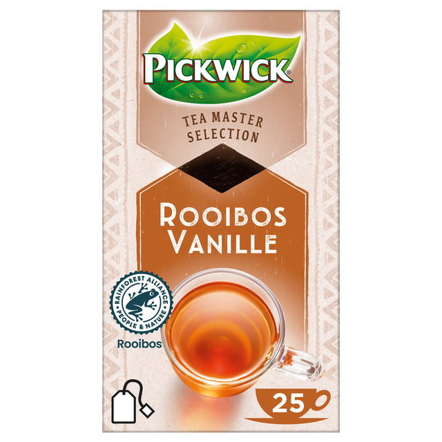 Pickwick - Tea Master Sélection, Rooibos Vanilla, pak de 25 pièces