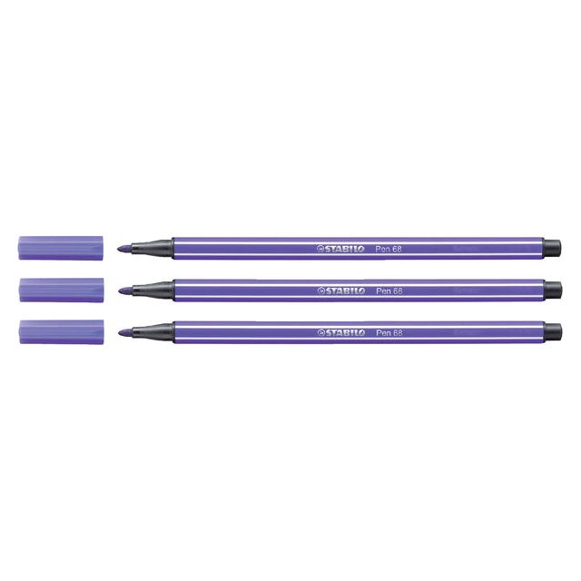 Stabilo - Felt -tip Pen 68/55 Purple | 10 pièces