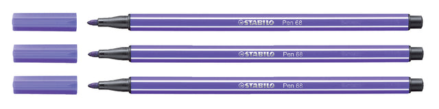 Stabilo - Felt -tip Pen 68/55 Purple | 10 pièces