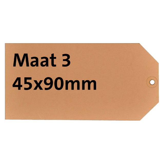 HF2 - Label hf2 nr3 45x90mm karton 200gr chamois