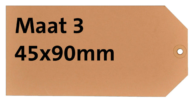 HF2 - Label hf2 nr3 45x90mm karton 200gr chamois