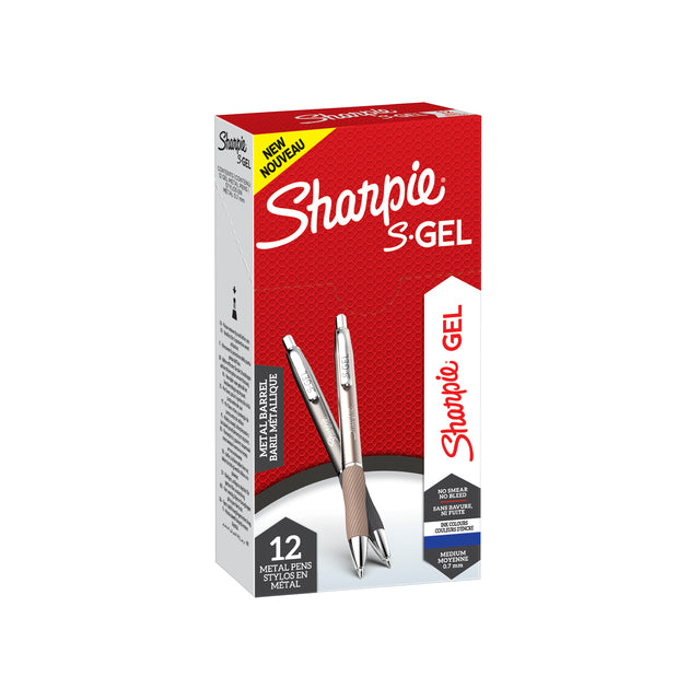 Sharpie - ie S-gel roller, medium punt, per stuk, geassorteerde metallic kleuren