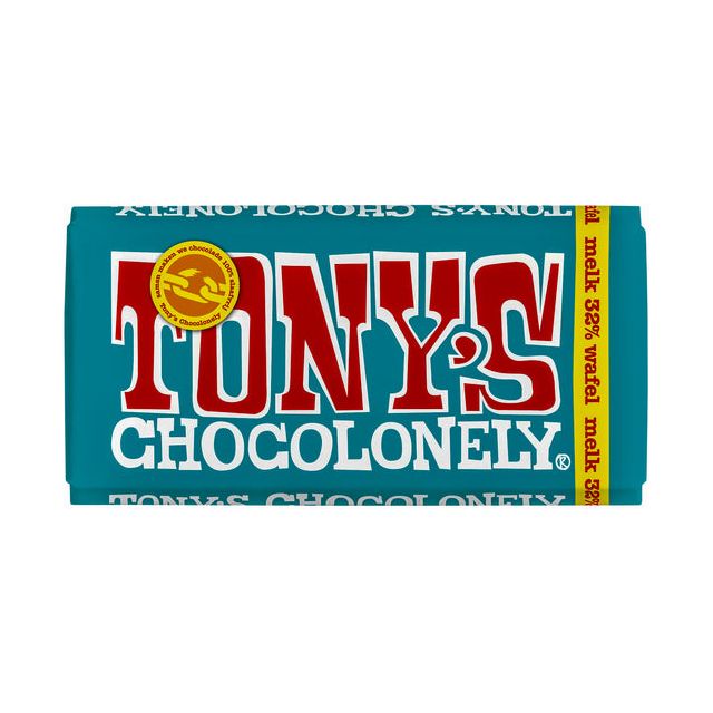 Tony's Chocolonely - Chocolate Milk Pennywafel 180GR