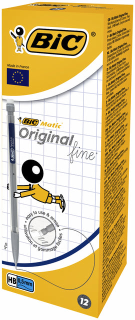 Bic - Vulpotlood bic matic original hb 0.5mm | 12 stuks