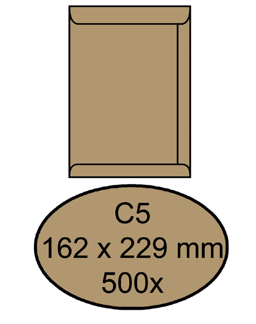 Quantor - Umschlag Tat C5 162x229mm Brurink 500 Stück