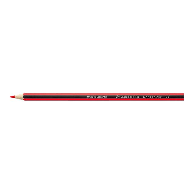 Staedtler - Crayon coloré Noris 185 Rouge | 12 pièces