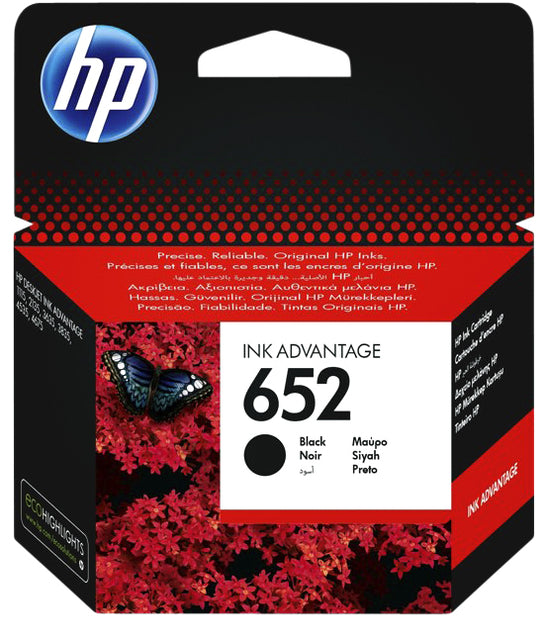 HP - Inkcartridge F6v25ae 652 Black