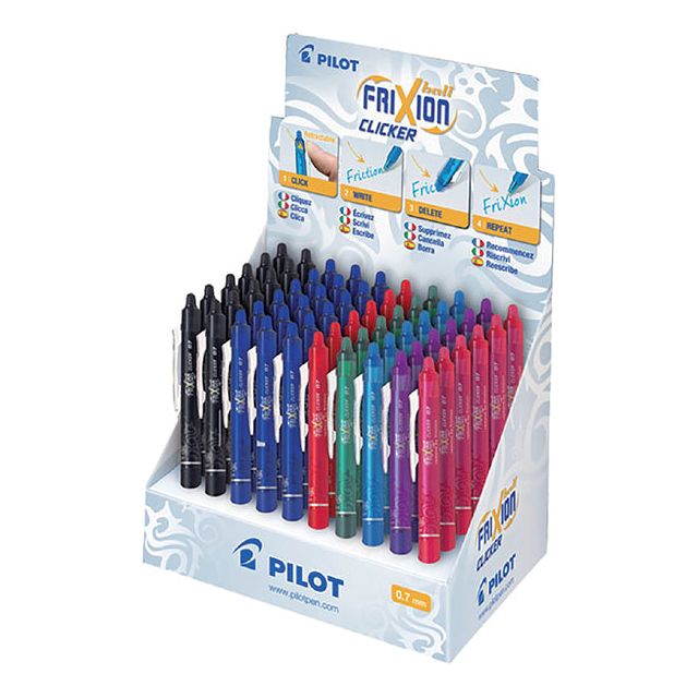 Pilote - Rollerpen Pilot Frixion Clicker Medium Assorti