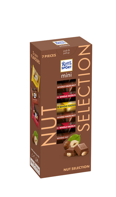 Ritter Sport - Schokoladen -Mini -Nuss -Auswahlturm