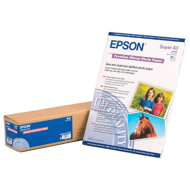 EPSON - Papier à jet d'encre S041315 A3 Gloss 20vel