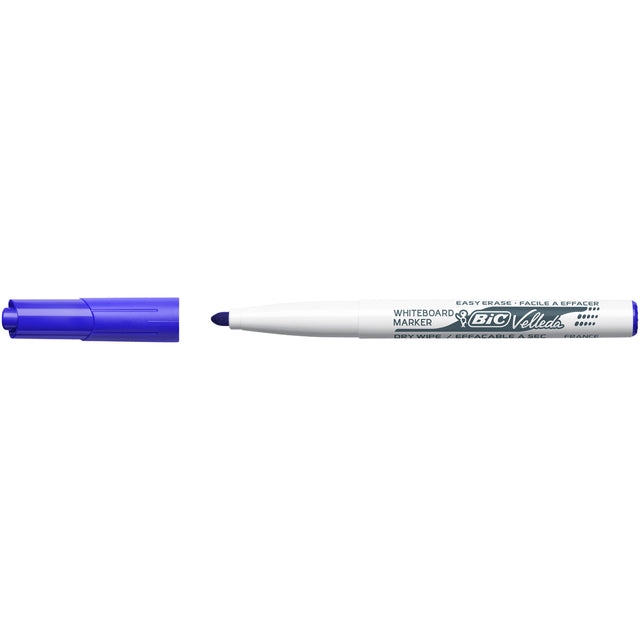 Bic - Viltstift bic 1741 whiteboard rond m blauw | 12 stuks