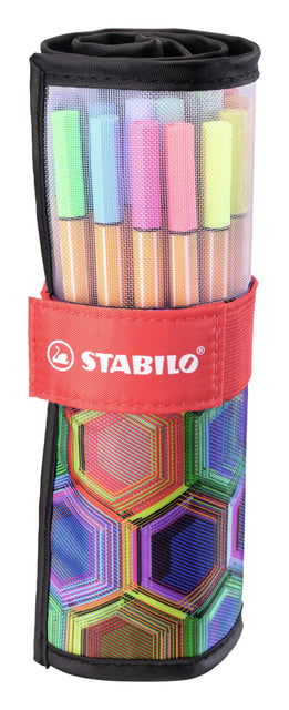 Stabilo - Fineliner Point 88 Arty Edition Roller prendre le noir de 25 couleurs