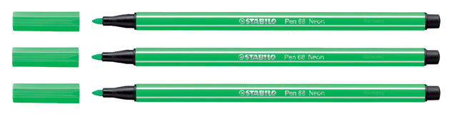 Stabilo - Felt -tip Pen 68/033 Green néon