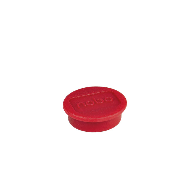 Nobo - aimant 13 mm 100gr rouge 10 pièces