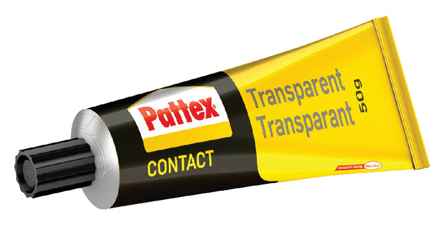 Pattex - lijm transparant pattex tube 50gr blister | 12 stuks