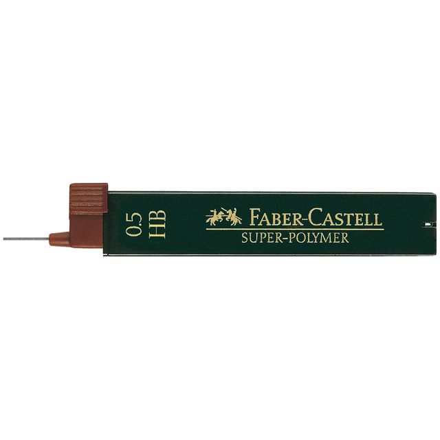 Faber Castell - Potloodstift faber-castell hb 0.5mm | 12 stuks