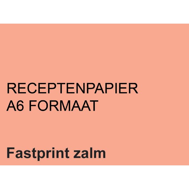 Fastprint - Receptpapier fastprint a6 80gr zalm