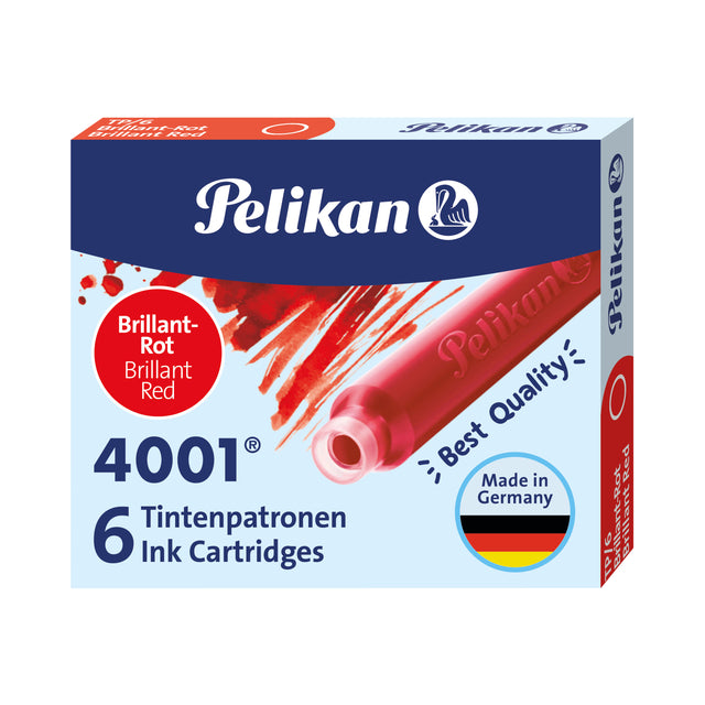 Pelikan - Tintenmuster 4001 rot