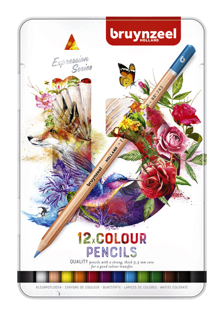 Bruynzeel - crayons de couleur Sion Couleur de 12 pièces Assorti | 6 pièces