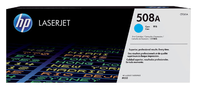 HP - Toner 508A, 5 000 pages, OEM CF361A, Cyan