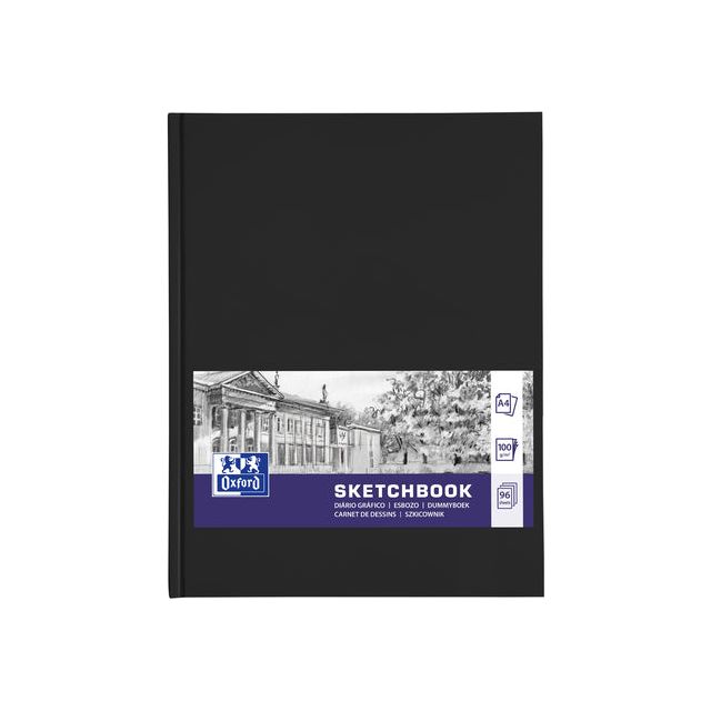 Oxford - Dummyboek  a4 96 vel zwart | 500 stuks