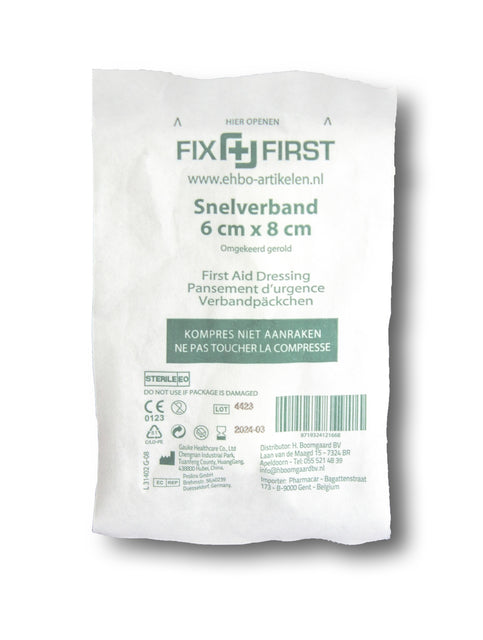 FixFirst - Snelverband fixfirst gerold 6x8cm