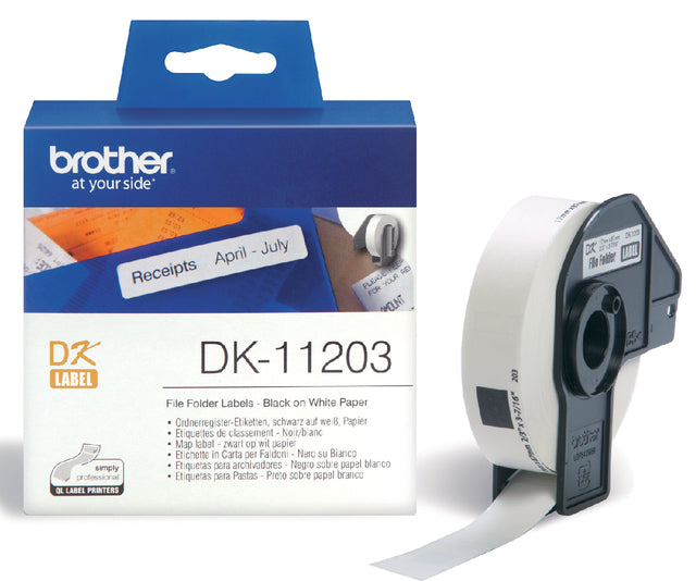 Bruder - Label DK -11203 17x87mm Archivierung 300 Stück