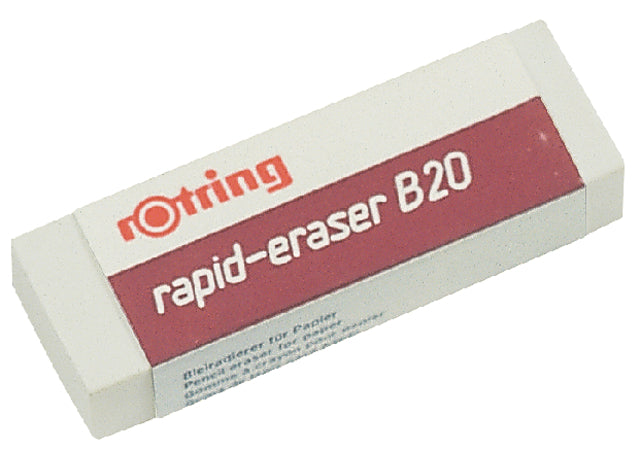 ROTRING - GUM B20 65x23x10 mm Bleistift Weiß | 20 Stücke