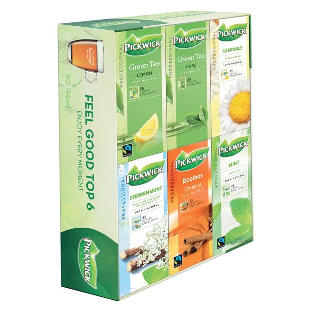 Pickwick - Tea multipack 6x25st Feel Good