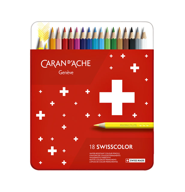 Caran d'Ache - Farbige Bleistifte Caran d'Ache Swisscolor 18 Teile Asd