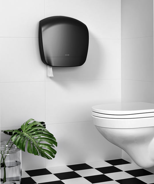 Katrin - Dispensateur 92162 Gigant de papier toilette l Black