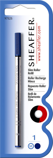 Sheaffer - RollerPenvalling Slim Blauw Medium | 6 pièces