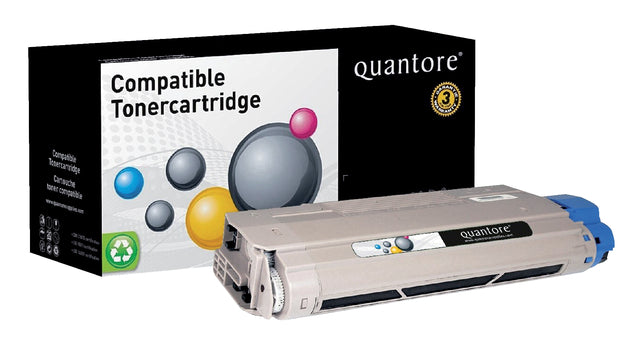 Tonercartridge quantore oki 44318608 noir