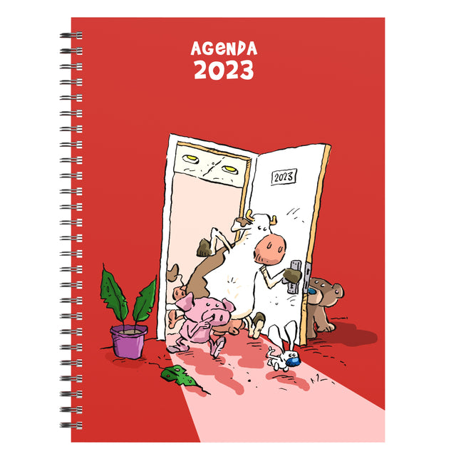 Lannoo - Agenda 2023 170x230 bureau wire-o 7d/2p ritstier