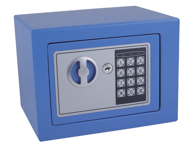 Pavo - Safe Mini Electronic 230x170x170mm Blau