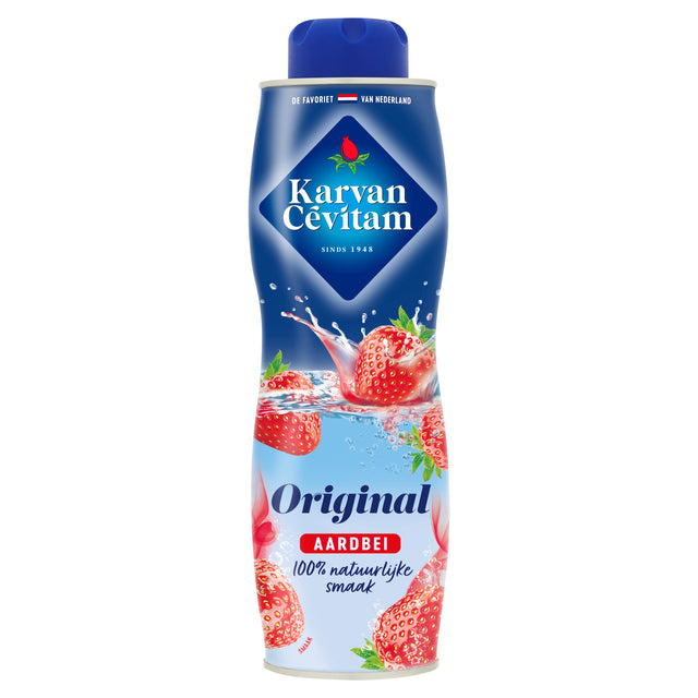 Karvan Cevitam - Karvan Cévitam siroop, fles van 60 cl, aardbei