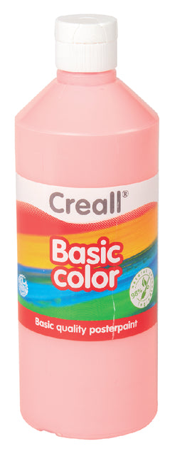 Creall - Plakkaatverf creall basic roze 500ml | 6 stuks