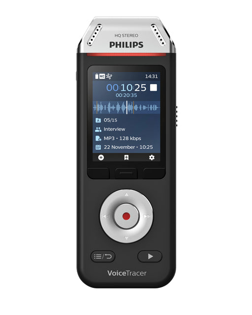 Philips - Enregistreur vocal numérique DVT 2110 pour les interviews