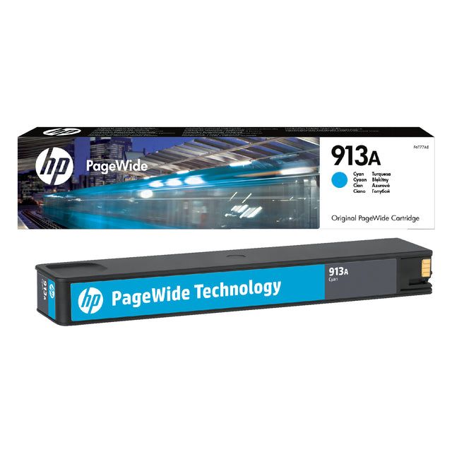 HP - Inkcartridge 913a, 3 000 pages, OEM F6T77AE, Wide, Cyan