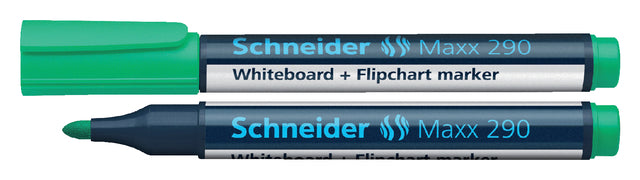 Schneider -Filz -tip Maxx 290 Whiteboard um grün 2-3mm | 10 Stücke