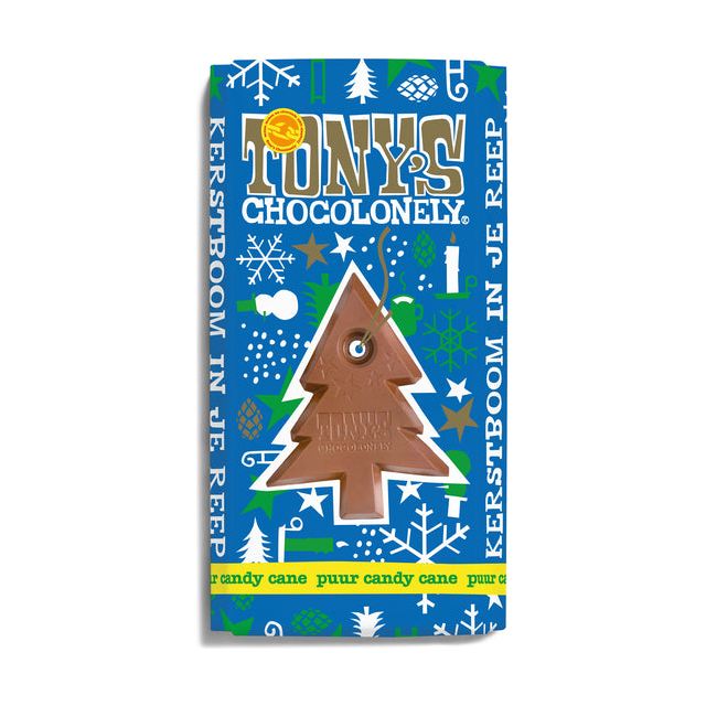 Tony's Chocolonely - Chocolate Pure Mint Candy Cane 180GR