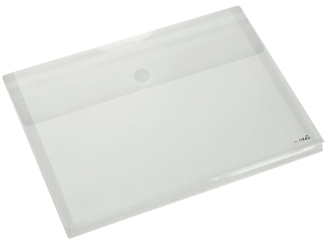 Quantore - Enveloptas A4 330x250x30mm nons pp blanc transparent | 10 pièces