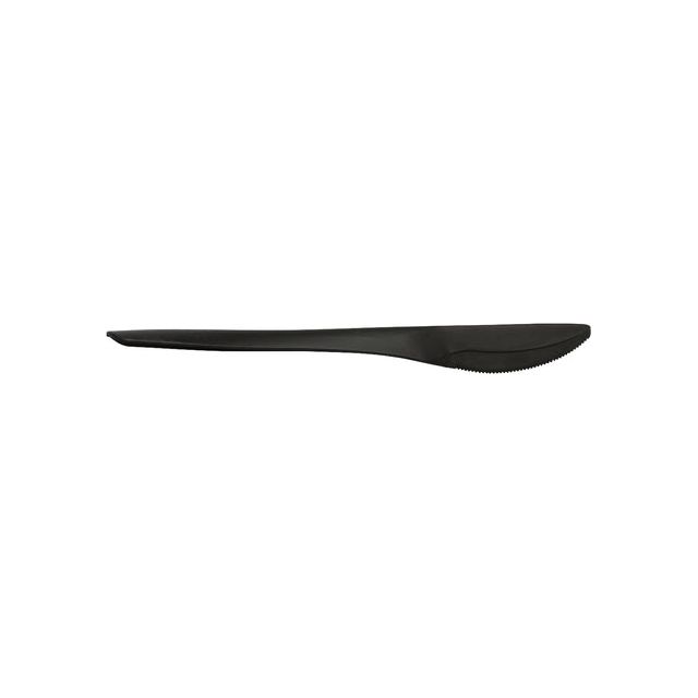 Izzy Horeca und Cate - Messer wiederverwendbares CPLA 19CM Schwarz | 20 Stücke